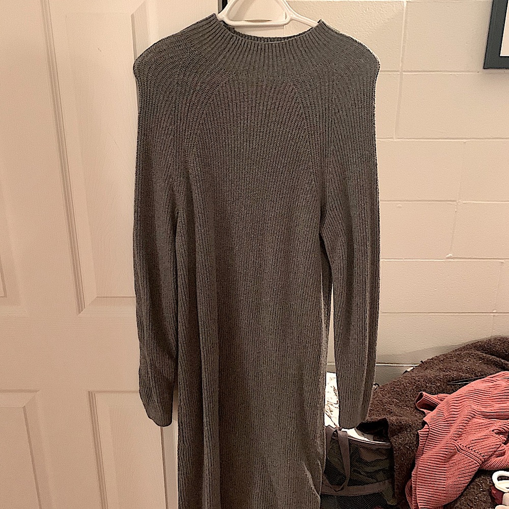 Long gray dress
